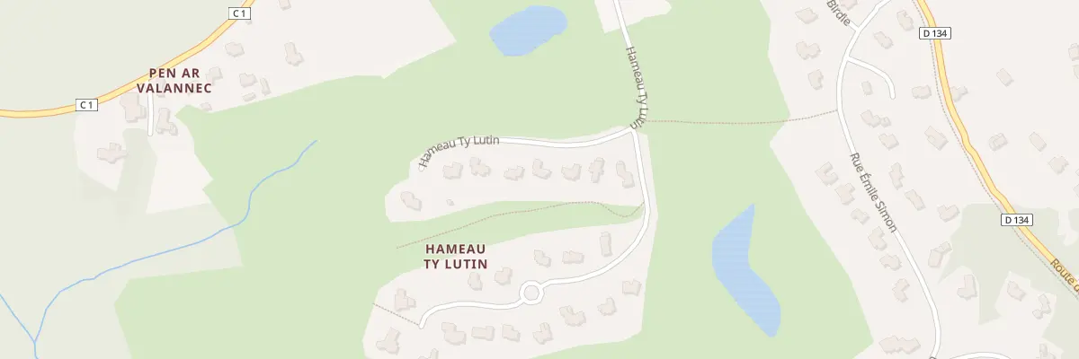 Plan du 8 Ham Ty Lutin à Clohars-Fouesnant