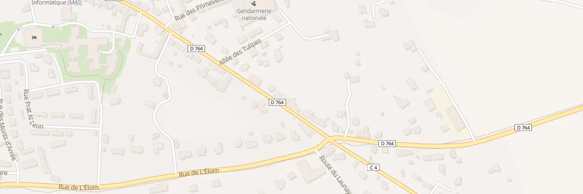 Plan du 60 Rue de l’Argoat à Sizun