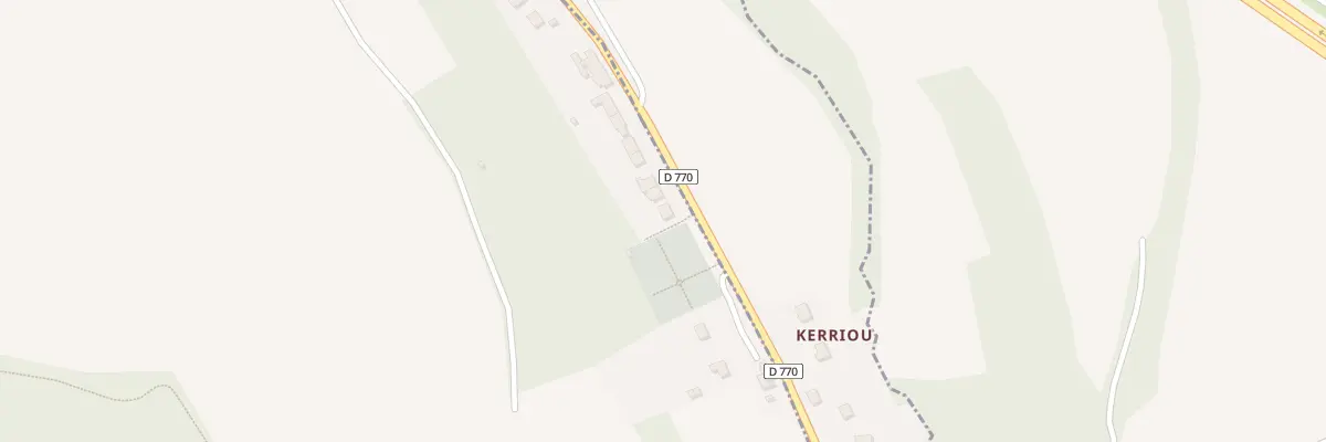 Plan du 10 Rte de Brest à Port-Launay