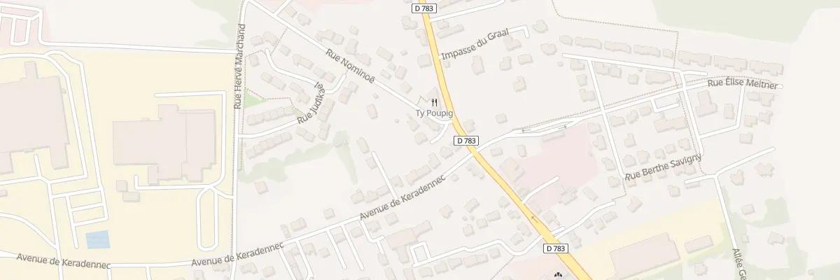 Plan du 31B Rue Nominoë à Quimper