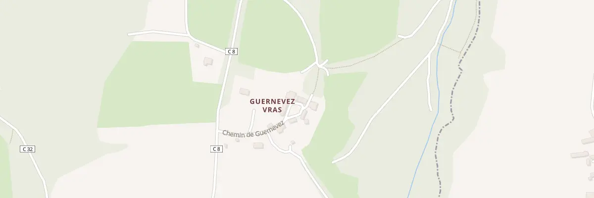Plan du 1296 Guernevez à Pont-de-Buis-lès-Quimerch