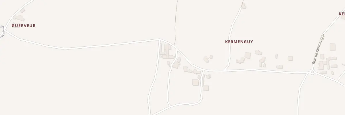 Plan du 375 Kermenguy à Sibiril