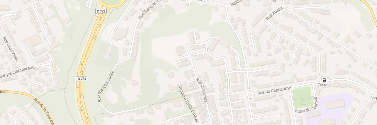 Plan du 70 Rue Descartes à Quimper