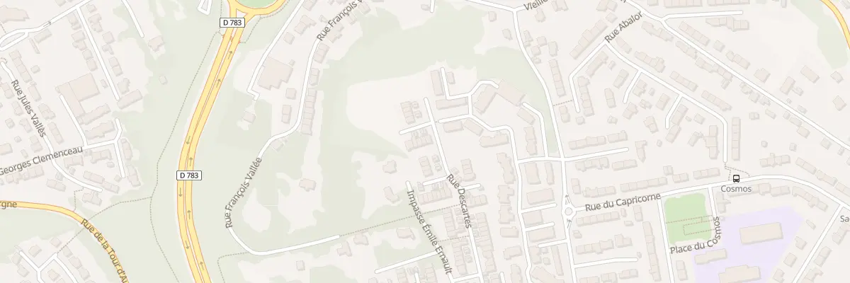 Plan du 72 Rue Descartes à Quimper