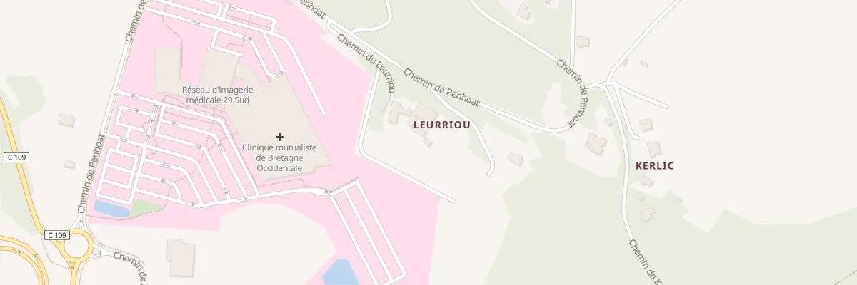 Plan du 65 Che de Penhoat à Quimper