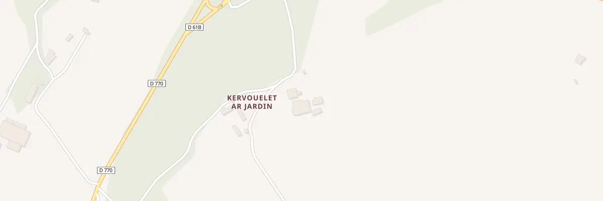 Plan du 247 Kervouelet à Landrévarzec