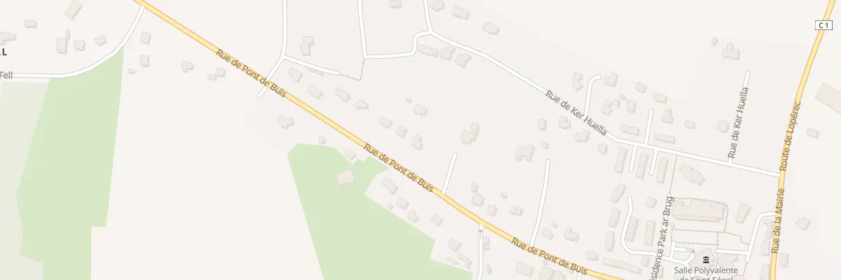 Plan du 34 Rue de Pont de Buis à Saint-Ségal
