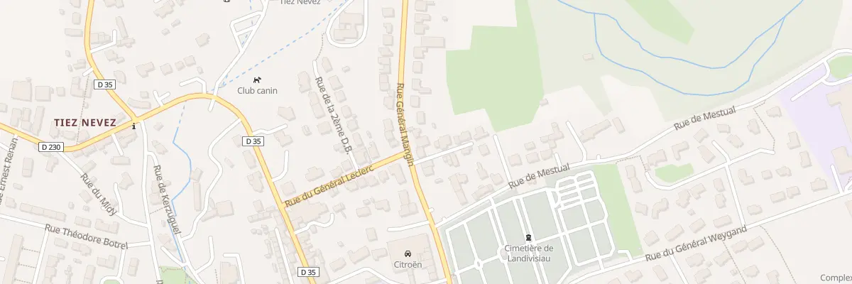 Plan du 56 Rue du Général Mangin à Landivisiau