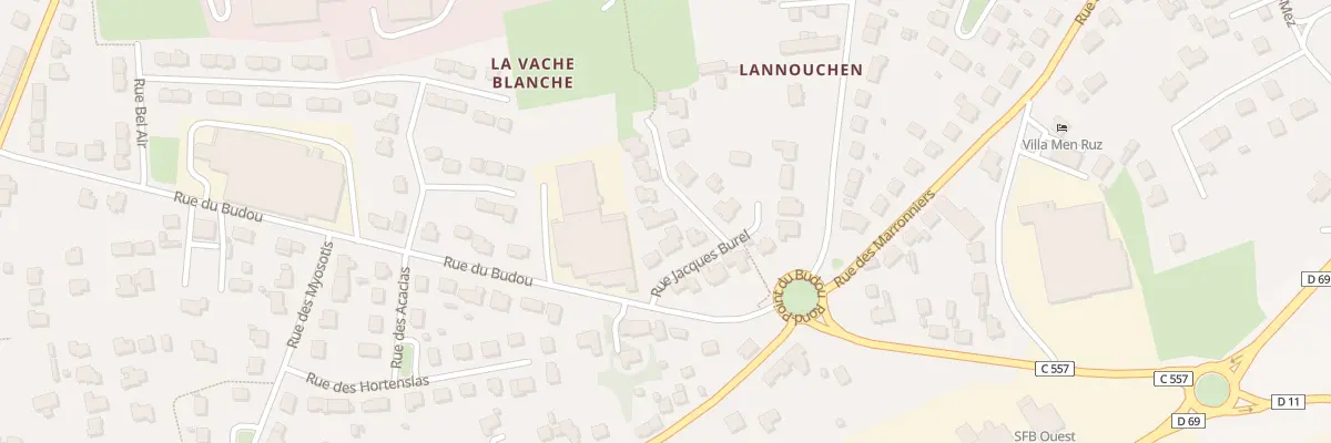 Plan du 7 Rue Jacques Burel à Landivisiau