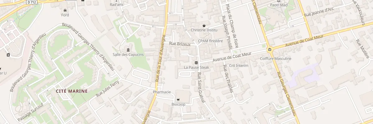 Plan du 16B Rue Saint Guénal à Landivisiau