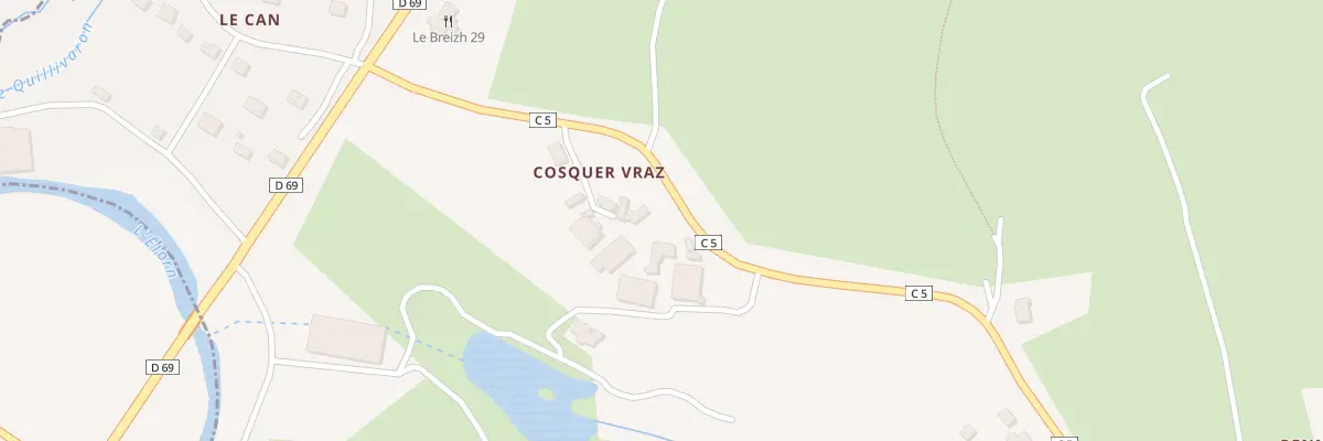Plan du 5309 Cosquer Bras à Lampaul-Guimiliau
