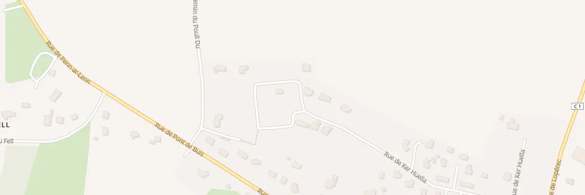 Plan du 10 Lot Gwaremm Vras à Saint-Ségal