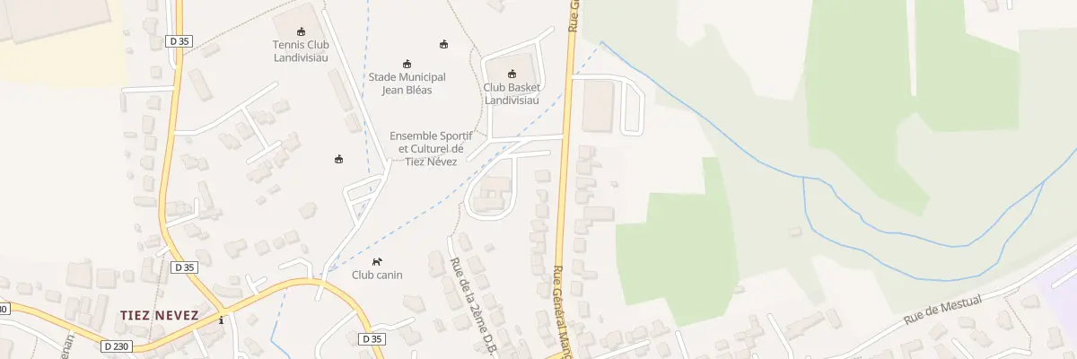 Plan du 83 Rue du Général Mangin à Landivisiau