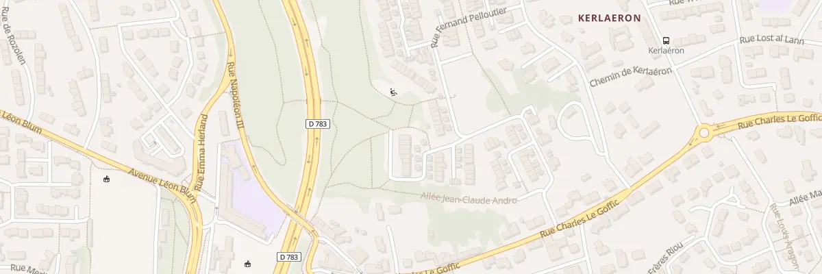 Plan du 82 Rue Fernand Pelloutier à Quimper