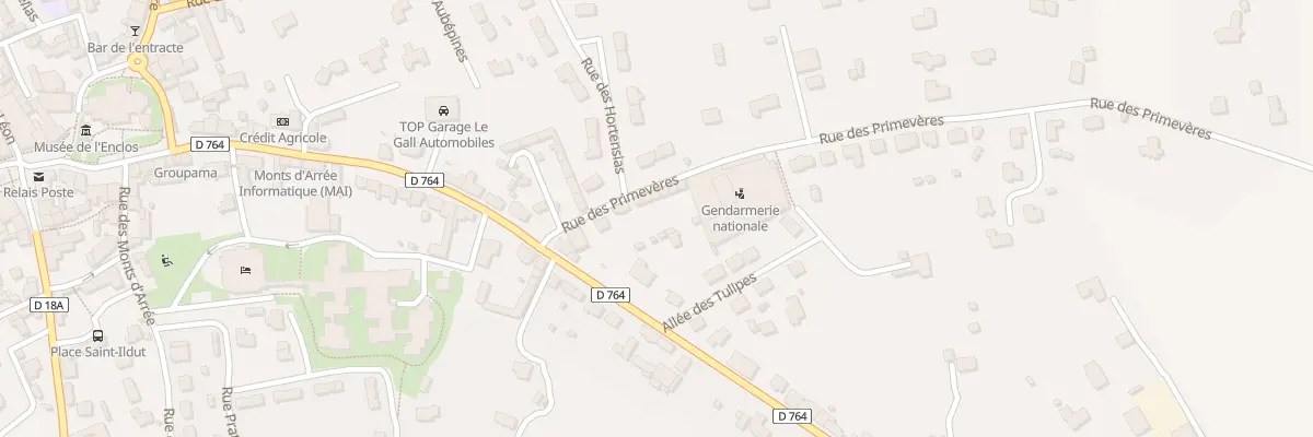 Plan du 5 Rue des Primevères à Sizun