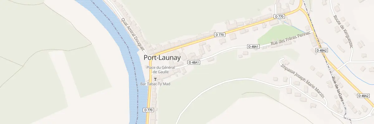 Plan du 5 Rue des Frères Pennec à Port-Launay