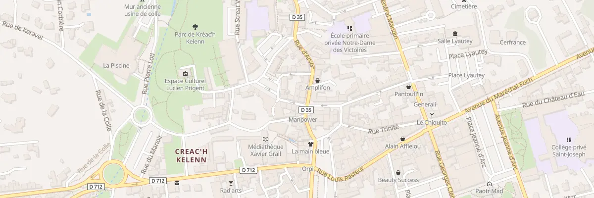 Plan du 4 Rue du Manoir à Landivisiau