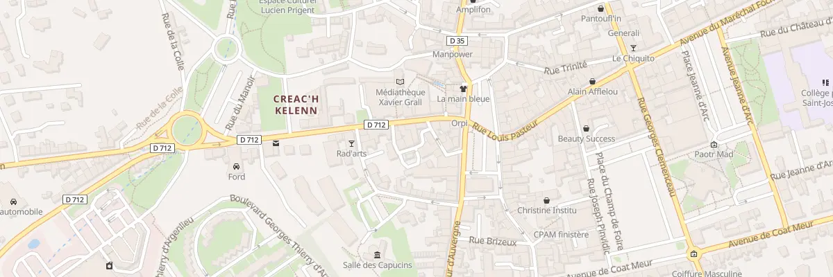 Plan du 9 Rue General de Gaulle à Landivisiau