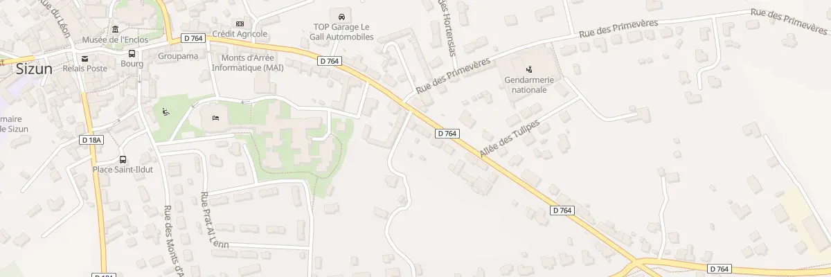 Plan du 57 Rue de l’Argoat à Sizun