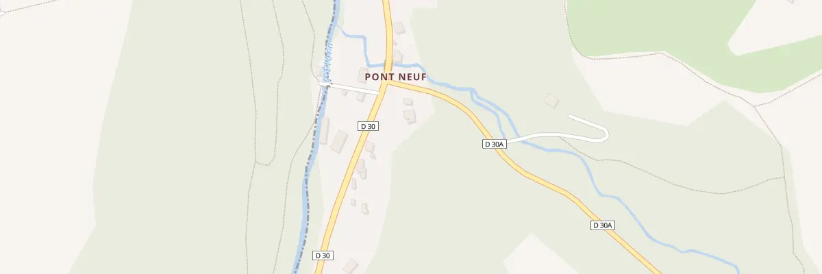 Plan du 72A Pont Neuf à Locmélar