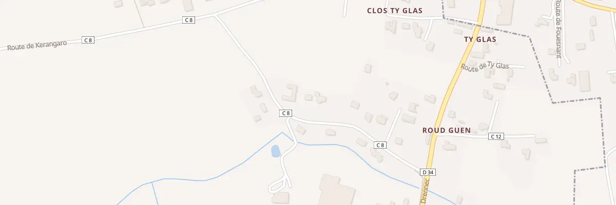 Plan du 18 Rte de Kerangaro à Clohars-Fouesnant