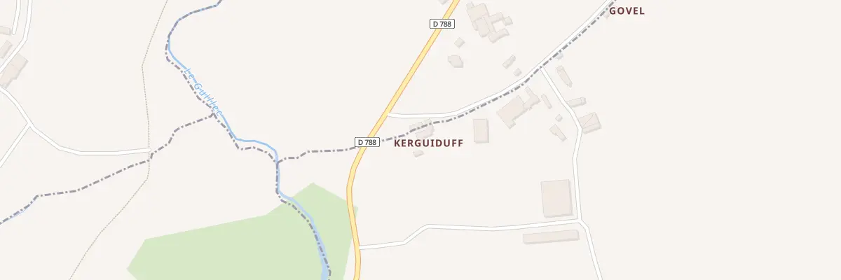 Plan du 147 Kerguiduff à Mespaul