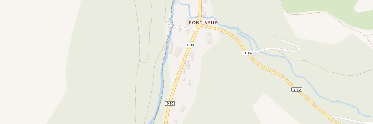 Plan du 65 Pont Neuf à Locmélar