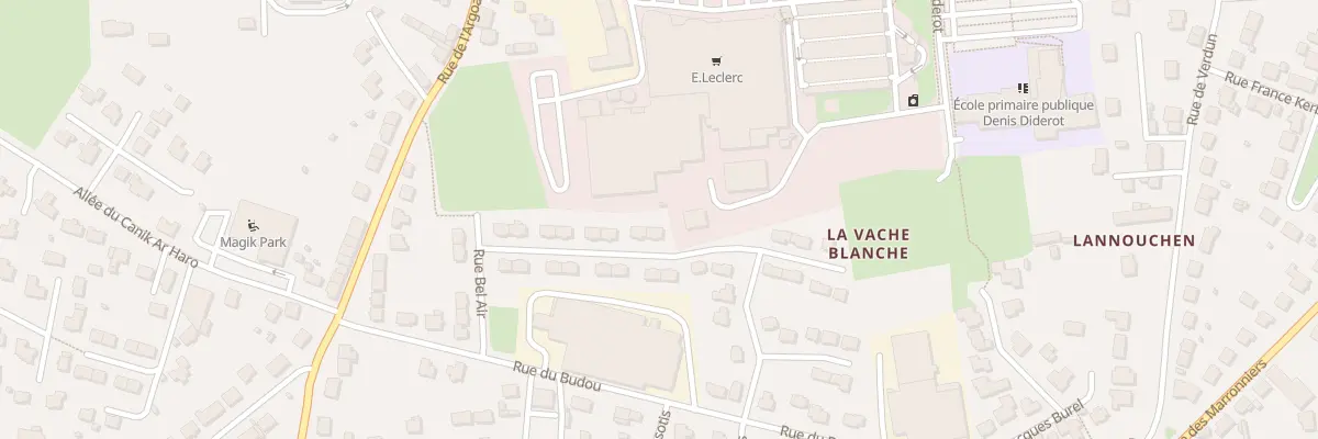 Plan du 23 Rue Bel Air à Landivisiau