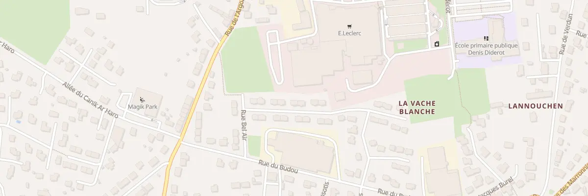 Plan du 17 Rue Bel Air à Landivisiau