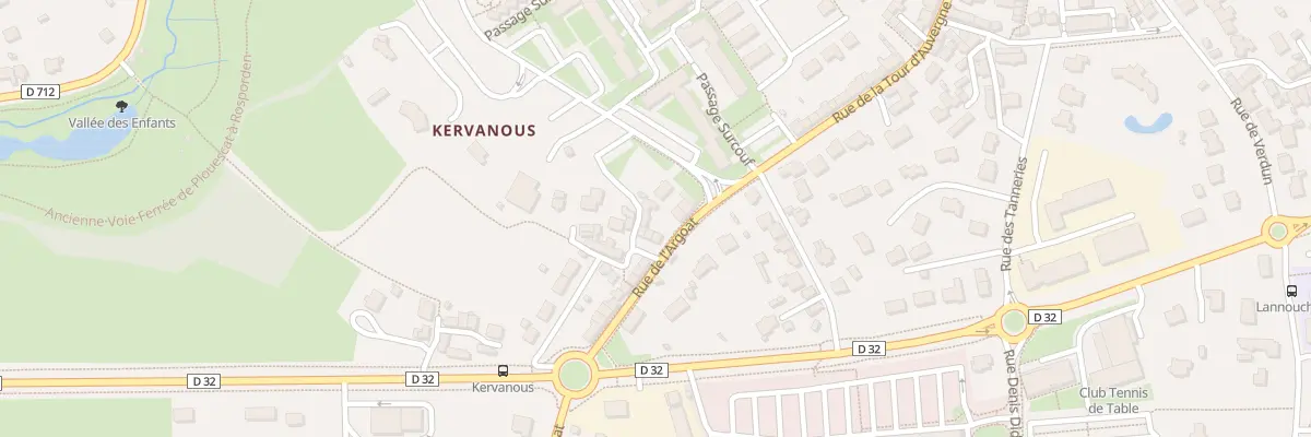 Plan du 6 Rue de l’Argoat à Landivisiau