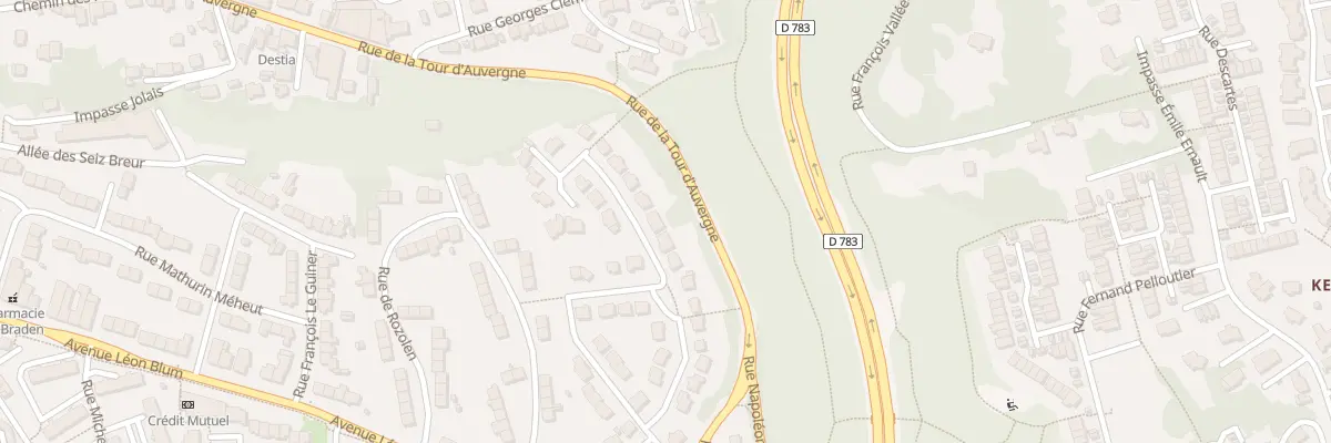 Plan du 49 Rue Galaad à Quimper