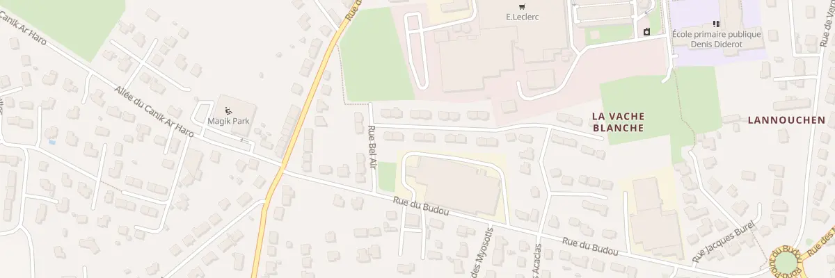 Plan du 6 Rue Bel Air à Landivisiau