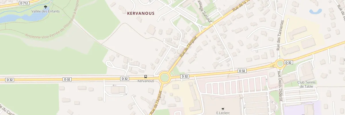 Plan du 18 Rue de l’Argoat à Landivisiau