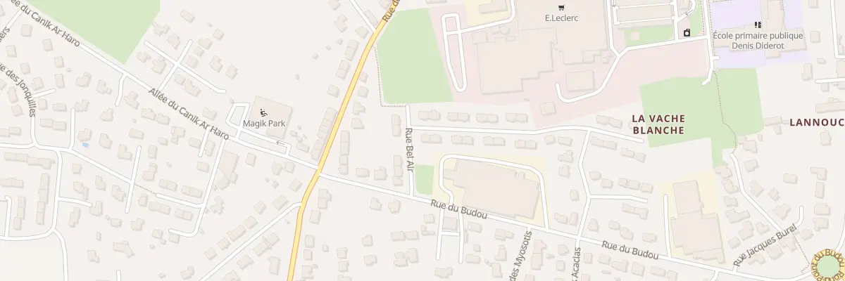 Plan du 2 Rue Bel Air à Landivisiau