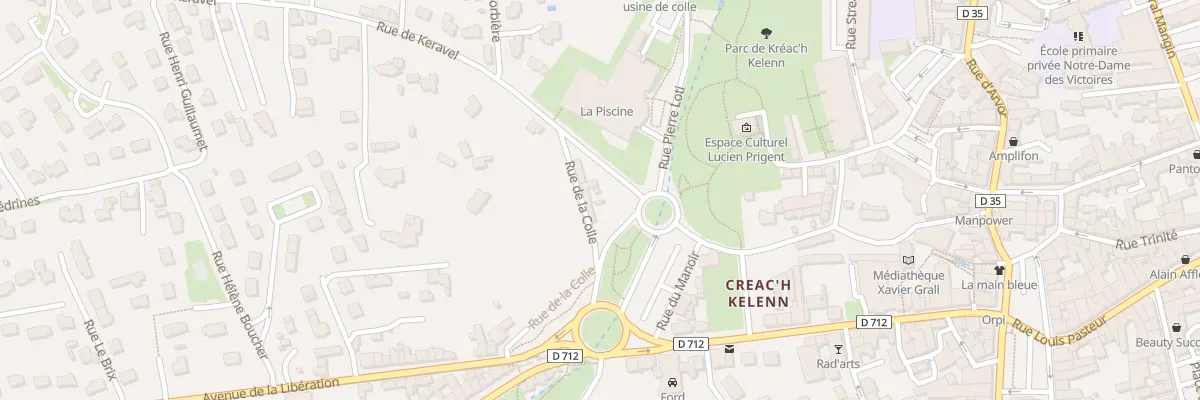 Plan du 3 Rue de Kéravel à Landivisiau