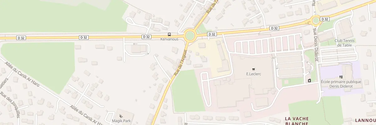 Plan du 25 Rue de l’Argoat à Landivisiau