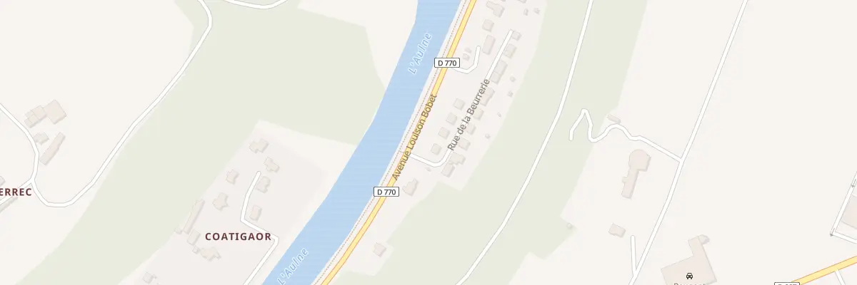 Plan du 1 Rue de la Beurrerie à Châteaulin