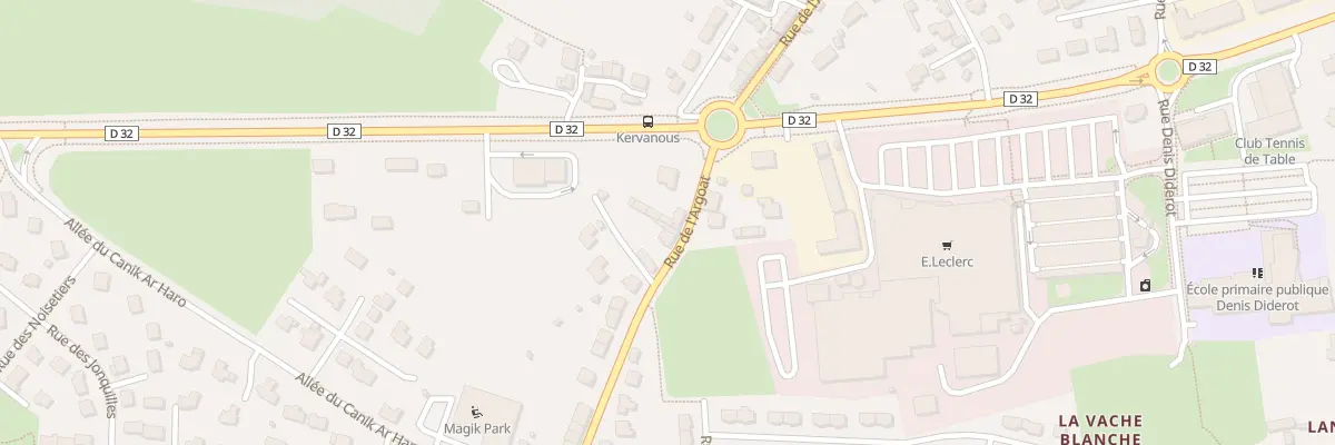 Plan du 36 Rue de l’Argoat à Landivisiau