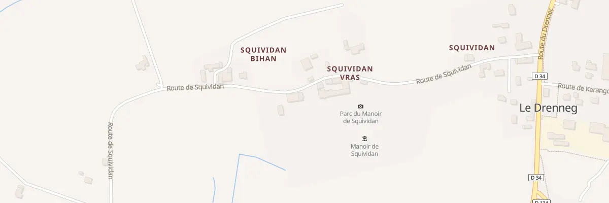 Plan du 11 Rte de Squividan à Clohars-Fouesnant