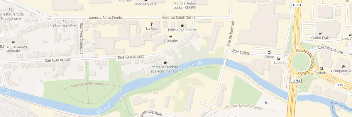 Plan du 98 Rue Guy Autret à Quimper