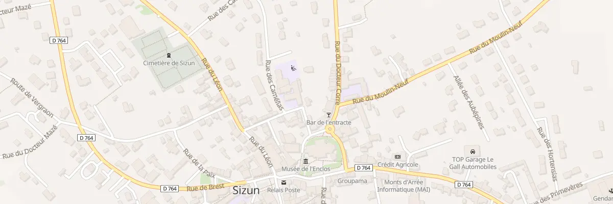 Plan du 14 Rue des Tilleuls à Sizun