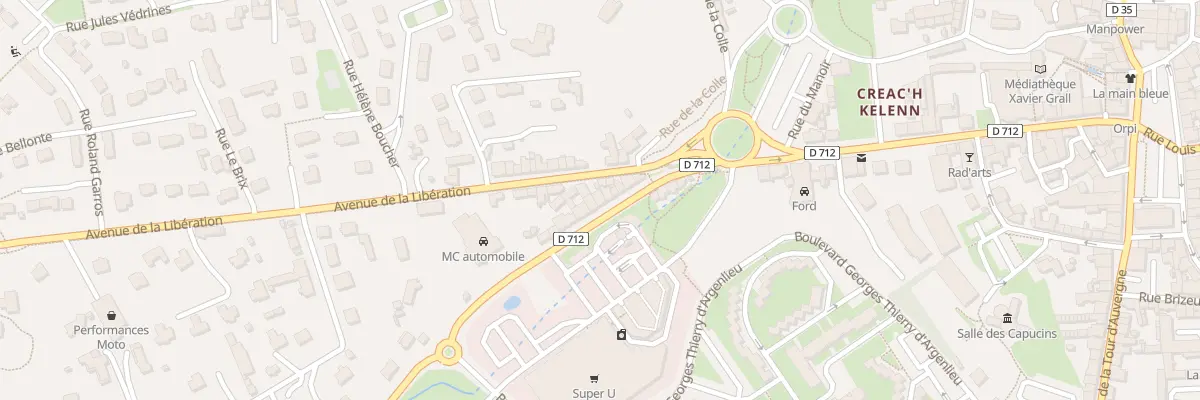 Plan du 50 Rue General de Gaulle à Landivisiau