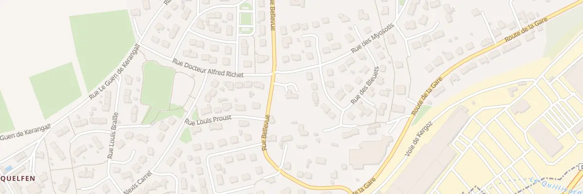 Plan du 31 Rue Bellevue à Landivisiau