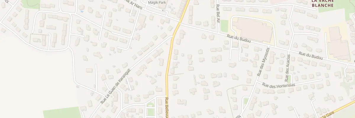Plan du 9 Rue Bellevue à Landivisiau