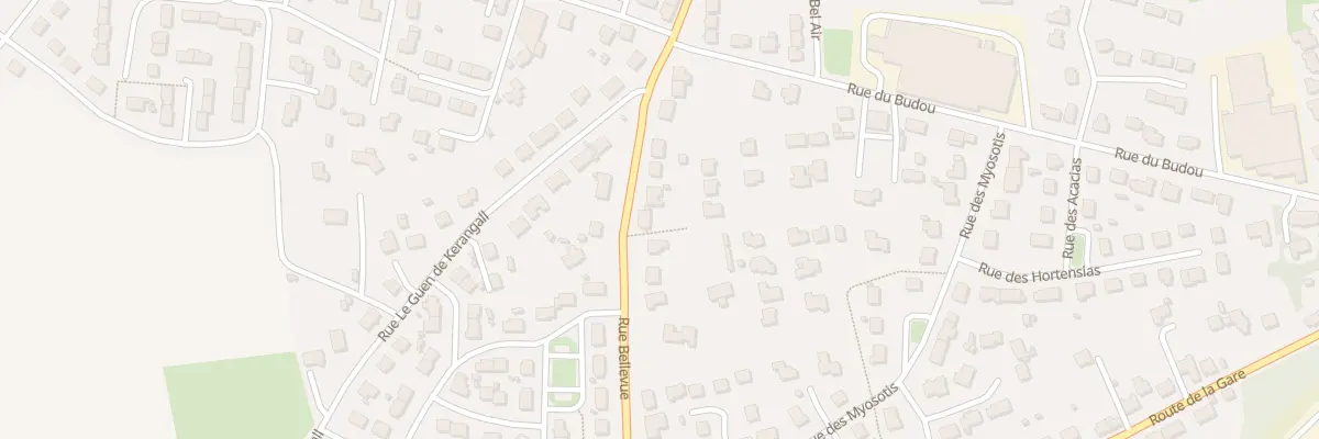 Plan du 13 Rue Bellevue à Landivisiau