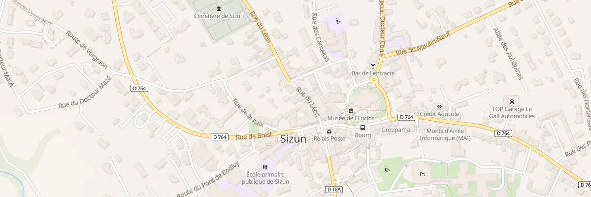 Plan du 4 Rue du Léon à Sizun