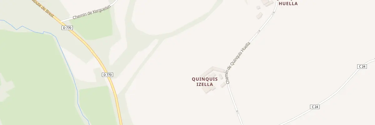 Plan du 1270 Quinquis à Pont-de-Buis-lès-Quimerch