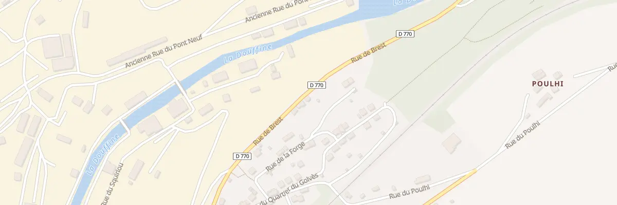Plan du 62 Rue de Brest à Pont-de-Buis-lès-Quimerch