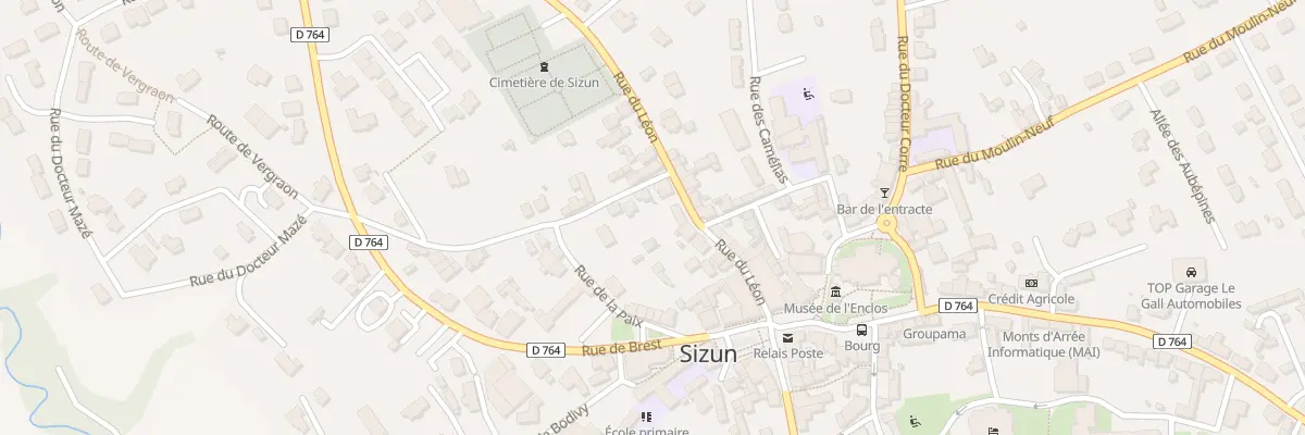 Plan du 4 Rue de Poul Ar Ranet à Sizun