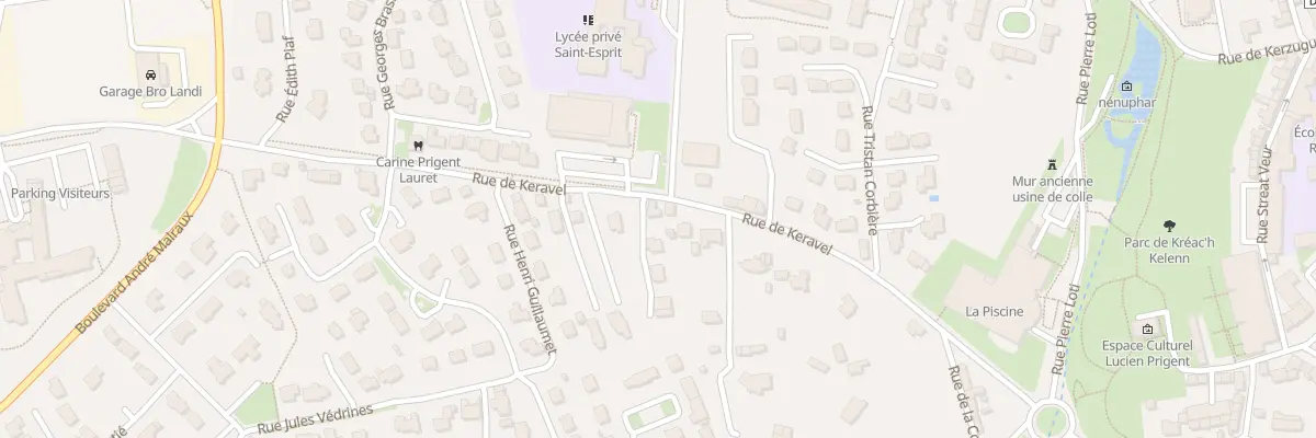 Plan du 19 Rue de Kéravel à Landivisiau